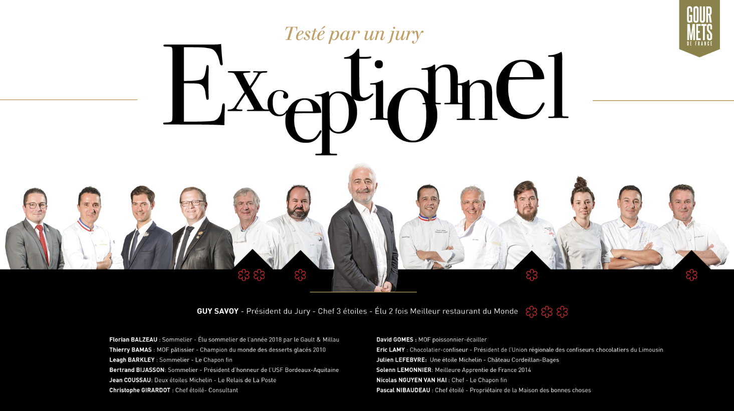 Jury Gourmets de France Bordeaux 2018