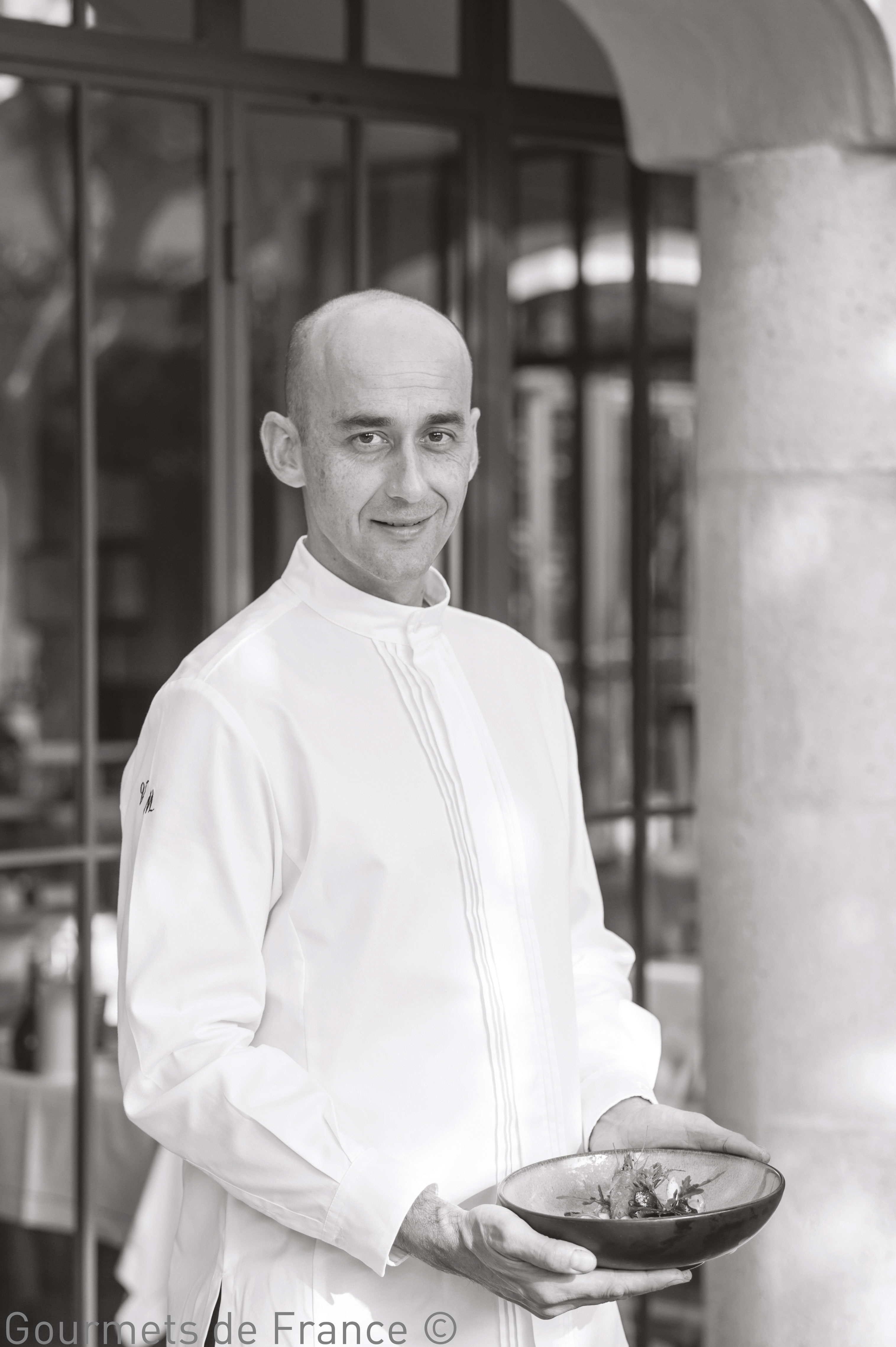 portrait de vincent maillard en noir et blanc