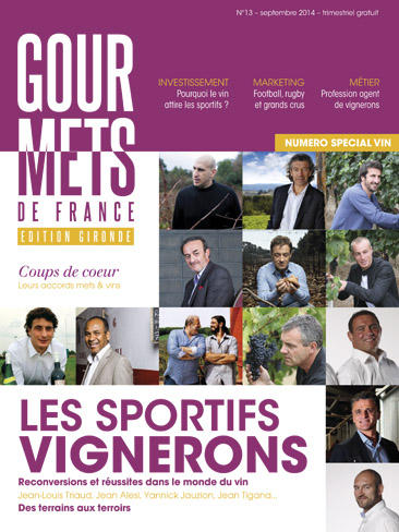 couverture du magazine gourmets de france 13