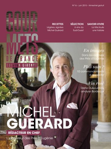 couverture du magazine gourmets de france 16