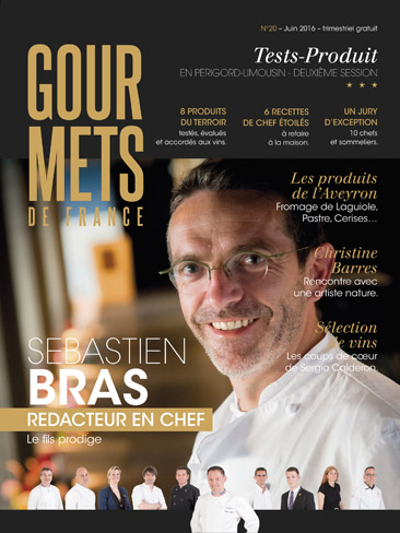 couverture du magazine gourmets de france 20