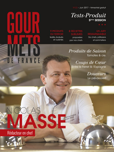couverture du magazine gourmets de france 23