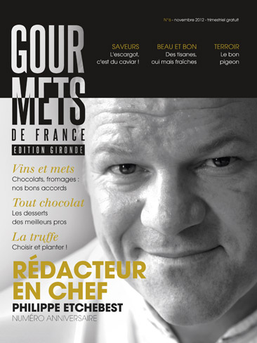 couverture du magazine gourmets de france 6