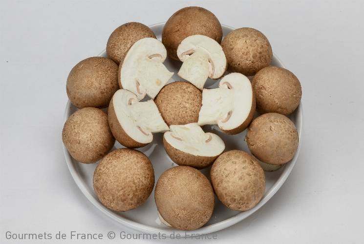 champignons de Paris bruns