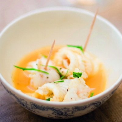 Recette filets de sole marinés à la clémentine