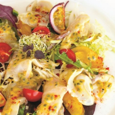 Recette de Ceviche de Loup aux Fruits de la Passion par Anthony BERTAUX