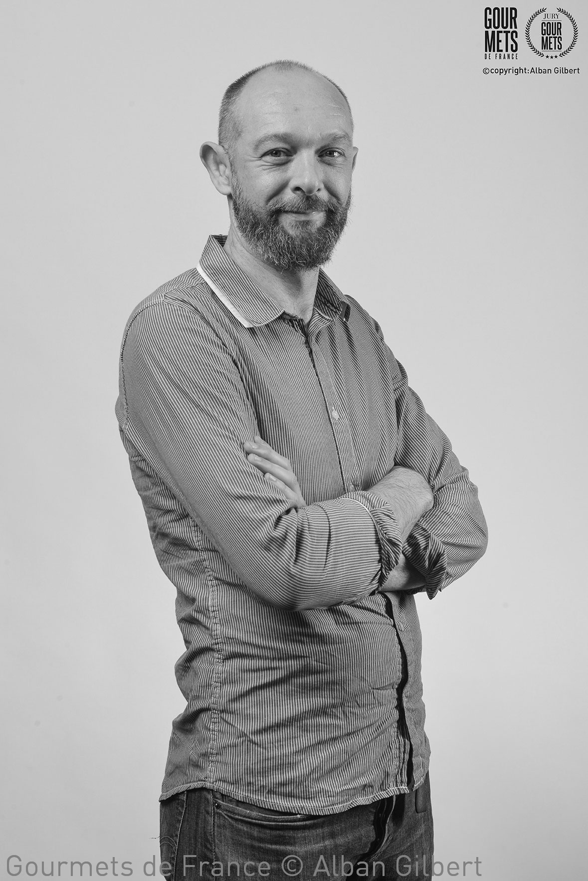 portrait grégoire rousseau noir et blanc