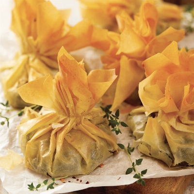 Recette crevettes et pâte filo