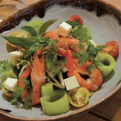 Recette salade de gambas