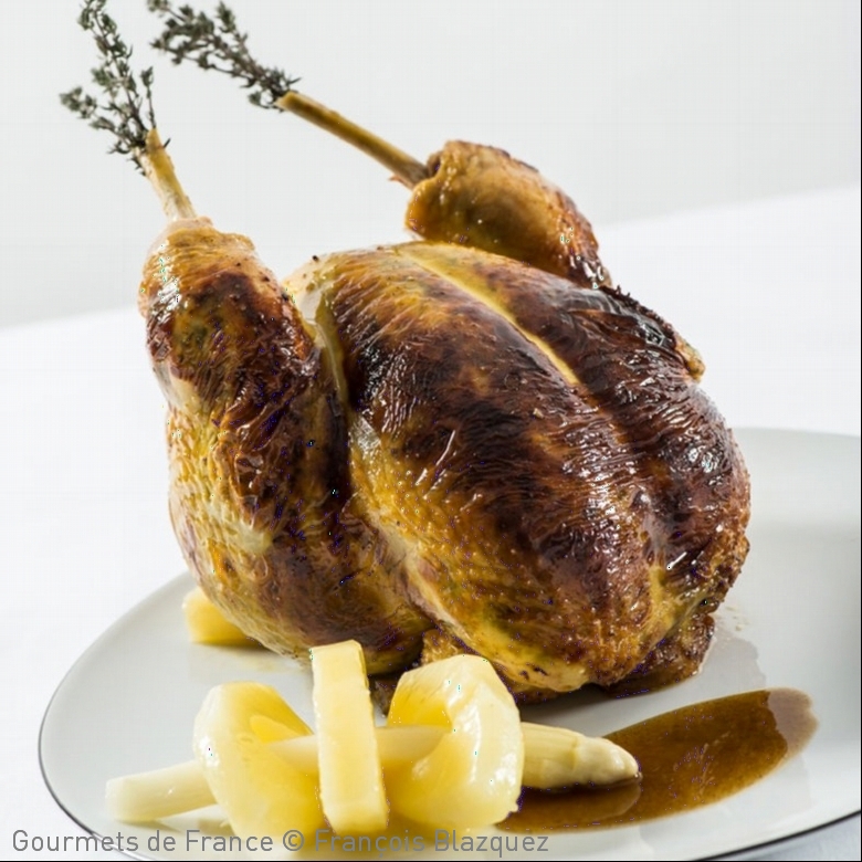 photo de la recette avec le poulet fermier st sever