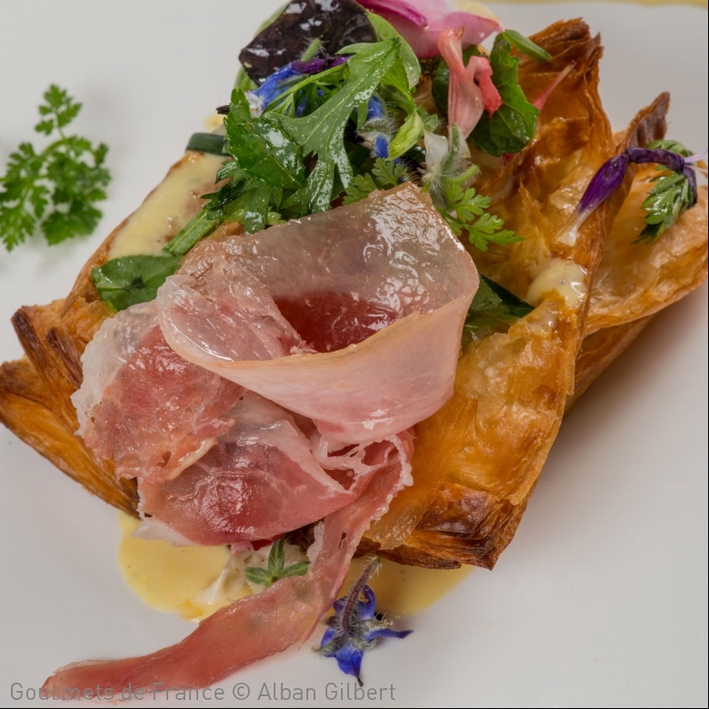 photo de la recette avec le bleu des causses