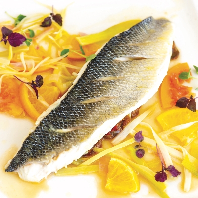 Recette de Filets de Loup aux Agrumes par Anthony BERTAUX