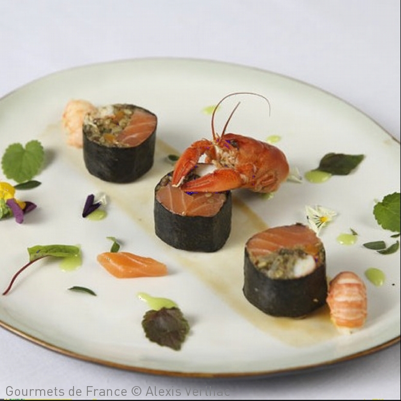 photo de la recette avec le saumon demi fume du sichon