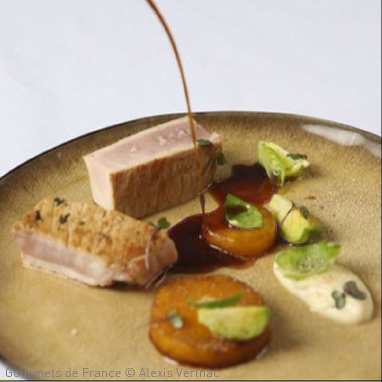 photo de la recette de carre de porc roti et arabica