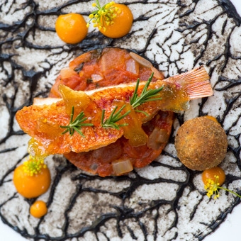 photo de la recette de rougets de roche de méditerranée
