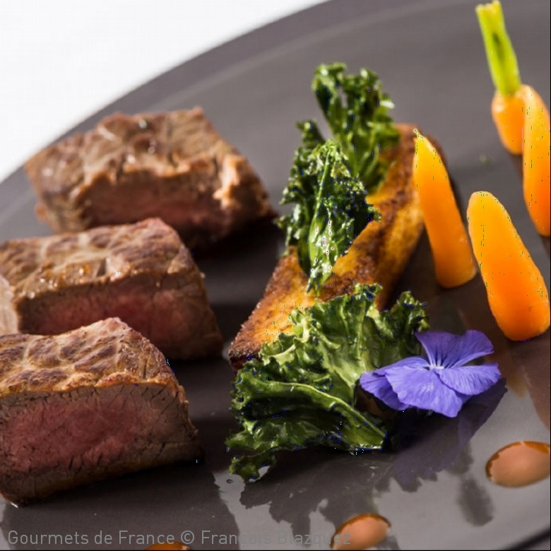 photo de la recette avec la noix de veau du segala