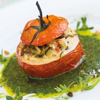 photo de la recette de tomates farcies a la provencale