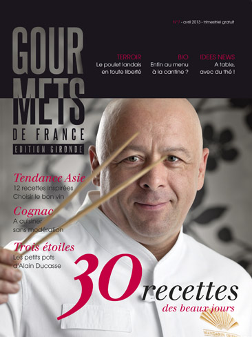 couverture du magazine gourmets de france 7