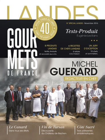 couverture du magazine gourmets de france special landes