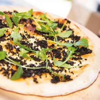 photo de la recette pizza a la truffe