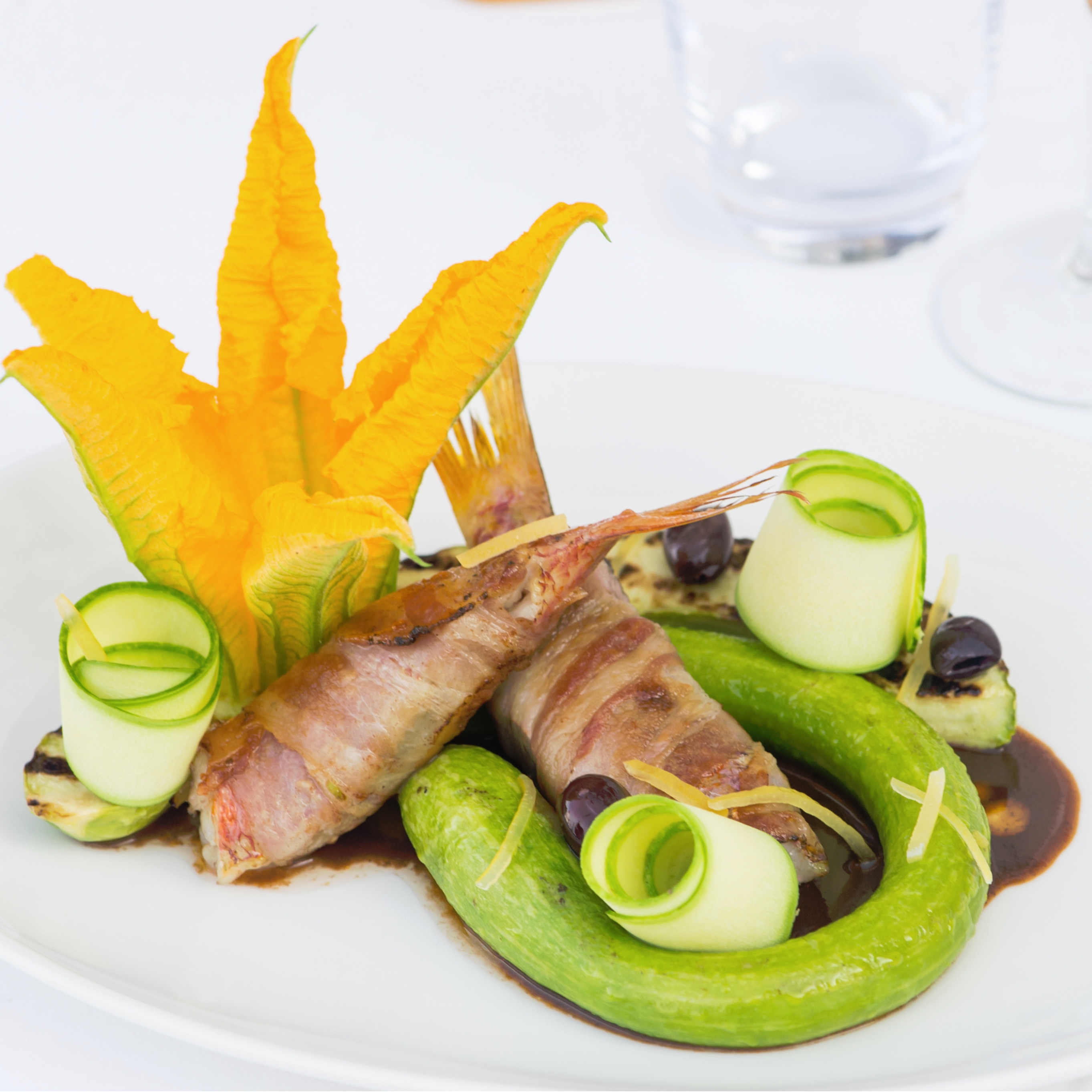 photo de la recette de courgettes tromba d’albenga par eric santalucia